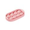 8 Girds Ice Cube Trays for Freezer Mini Ice Ball Maker Mold Circle Round Ice Cube Mold with Lid Making Household Kitchen Tools