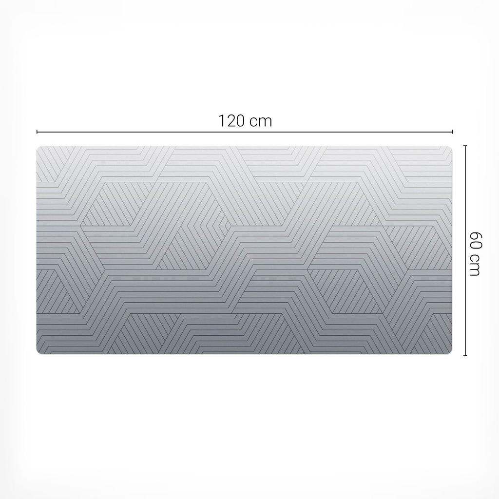 Designer Protective Pad for Laptop Geometric Lines 120X60 Cm