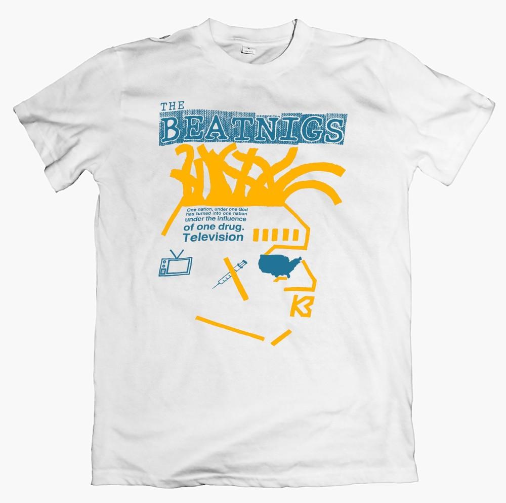Beatnigs tshirt 80s alternative industrial band disposable heroes hiphoprisy S