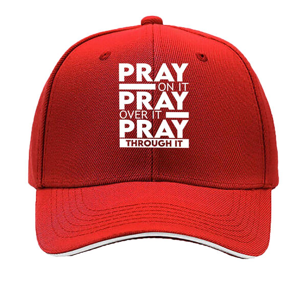 Faith Text Baseball Cap with Religious Scripture Lightweight for Running Outdoor Church All Sandwich Baseball Cap One Size