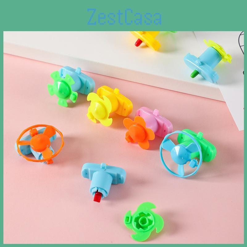 Spin Plastic Gyroscope Toy Set For Kids Collectible Toys Classroom Giving Gift