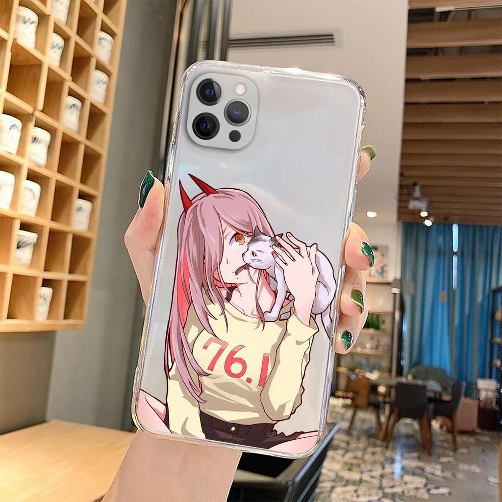 Anime Chainsaw Man Pochita Case Clear Case for Iphone SE 2020   7 8 11 12 13 Mini Plus X XS XR Pro Max Case