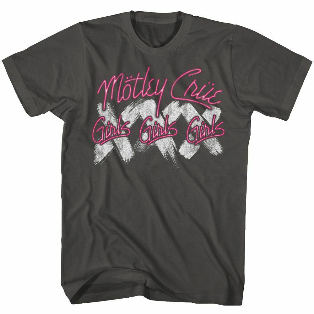 Motley Crue World Tour Classic Smoke Adult T-Shirt XXXL
