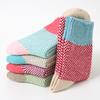 5/10 Pairs Comfortable Casual and Versatile Women's Double Layer Small Checkered Wool Socks Women's Socks Autumn Winter Thickened Warm Socks