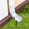 Rainwater Downspout Bracket 2 Pieces Gutter Downspout Extension Brackets Stable Stand Adjustable Accessories For Flood