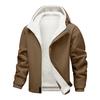 New Winter Double-sided Lamb Velvet Casual Couple Outfits Trendy Hooded Cotton Jacket