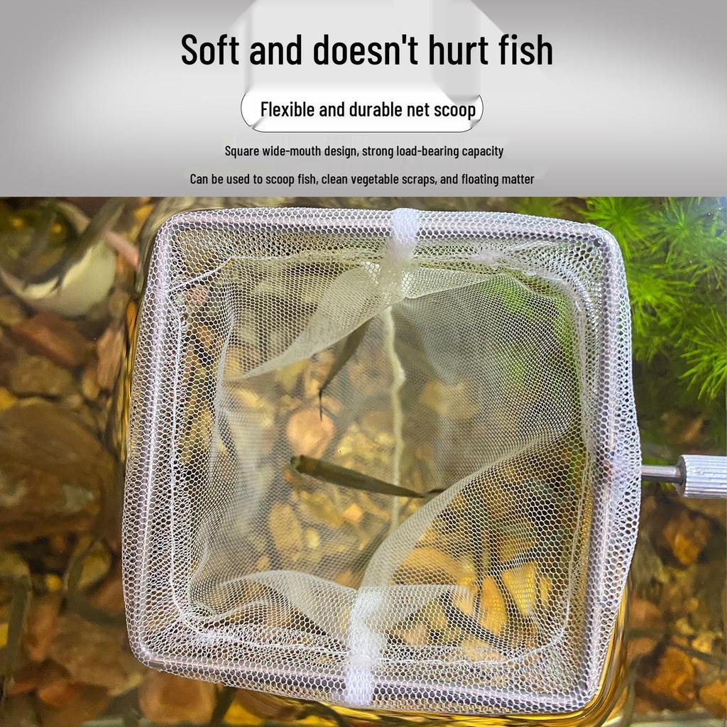 Aquatic Plant Tank Cleaning Set: Algae Scraper, Seaweed Remover, Moss Knife, No Dead Angle Brush Tool.