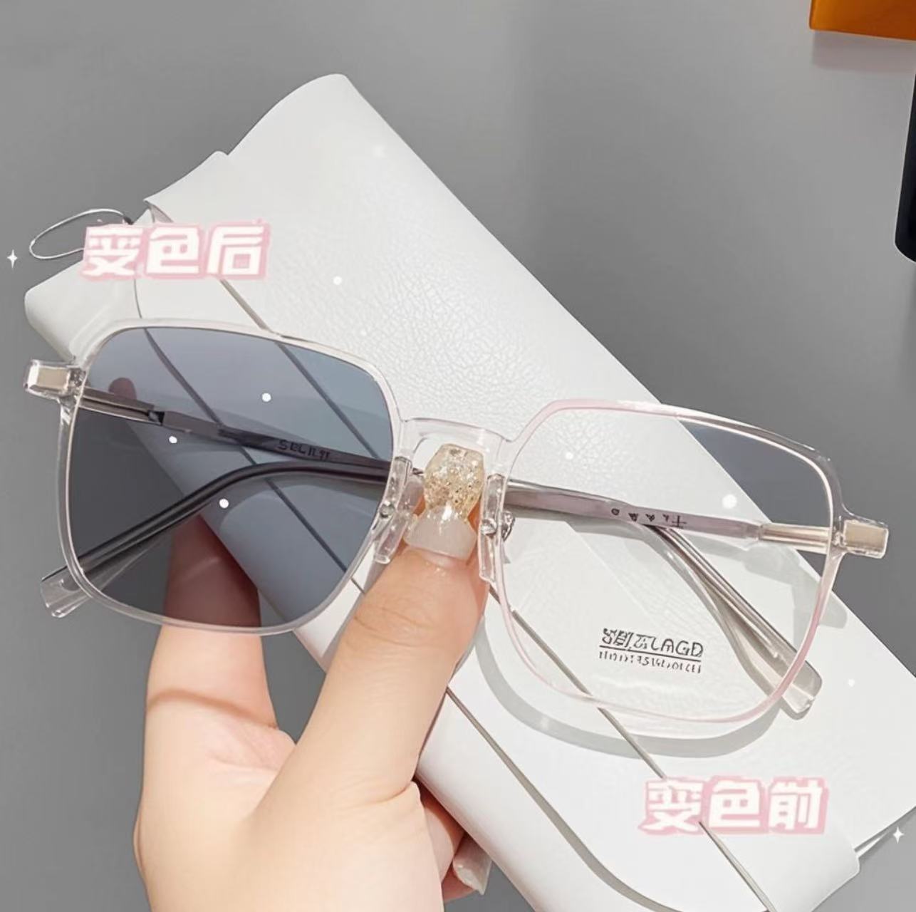 Очки для женщин от близорукости Фотохромные очки Очки с защитой от синего света Летние солнцезащитные очки от близорукости 0