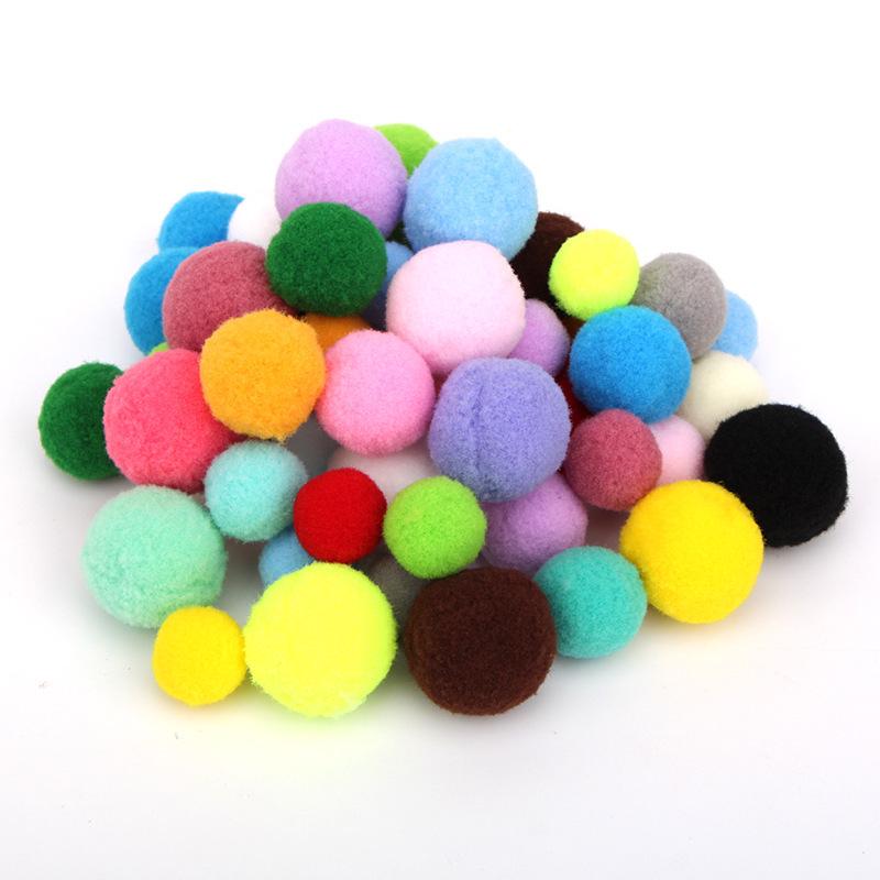 Silent 4cm Pom-Pom Cat Toy Ball – Eco-Friendly and Quiet