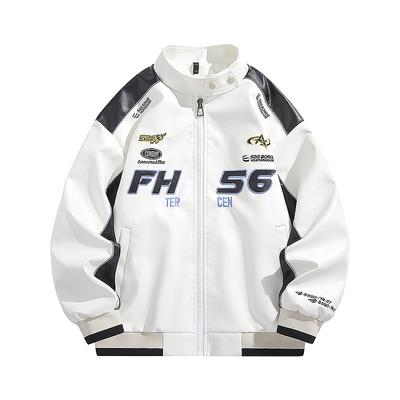 Jackets Men's Spring and Autumn Street Pilot Motorcycle Wear Trendy Tops Jackets
