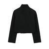 Autumn Women's Street Fashion Double-Breasted Short Woolen Coat