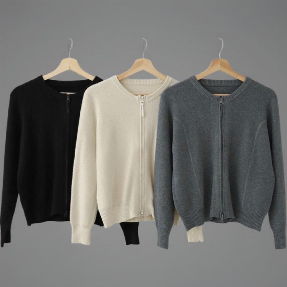 New ArrivalS Open Run Women S Zip Up Knitted Cardigan Neutral