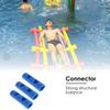 3 Pezzi Connettore Bastone Galleggiante EPE 2 Fori Incrociati Connettore Noodles da Piscina Bastone Galleggiante in Schiuma