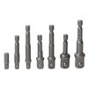 Socket Adapter Bit Adapter 1/2 3/8 1/4 2/3/8pcs Drill