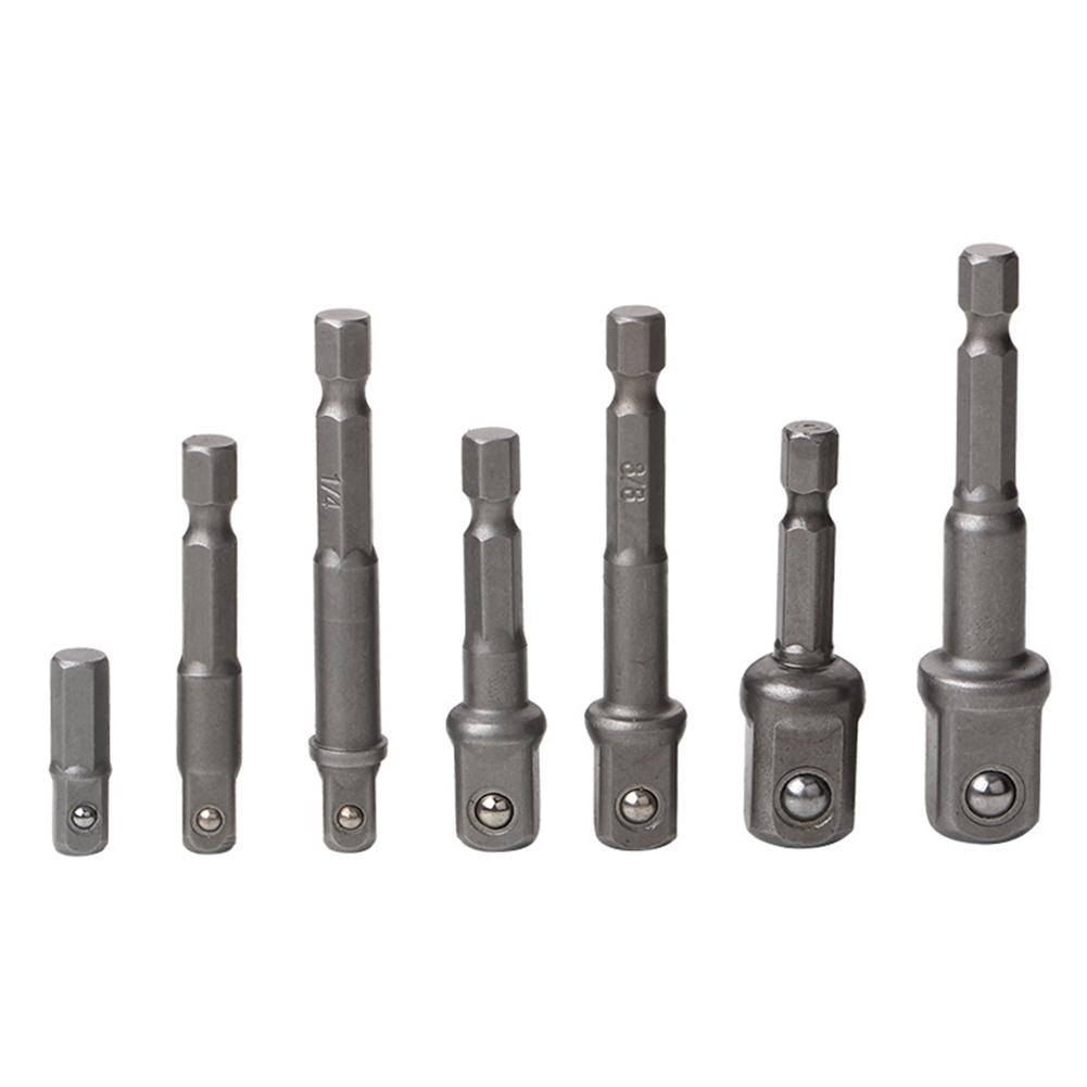 Socket Adapter Bit Adapter 1/2 3/8 1/4 2/3/8pcs Drill