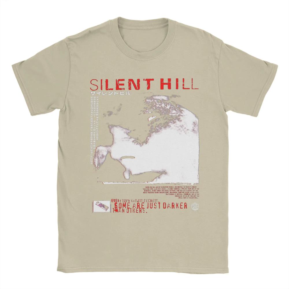 Mens Silent Hill 1 Game Printed T Shirts Cotton Clothing Funny Women Short Sleeve Round Collar Tee Shirt New Arrival TShirts