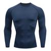 2025 Men's Quick-Dry Running T-Shirt: Breathable, Sweat-Wicking, Tight-Fit Gym Base Layer