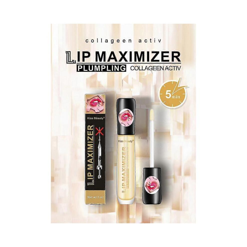 2pcs Lip Plumper Extreme Lip Gloss Maximizer Plump Volume Bigger Lips Moisturizing Tw Less