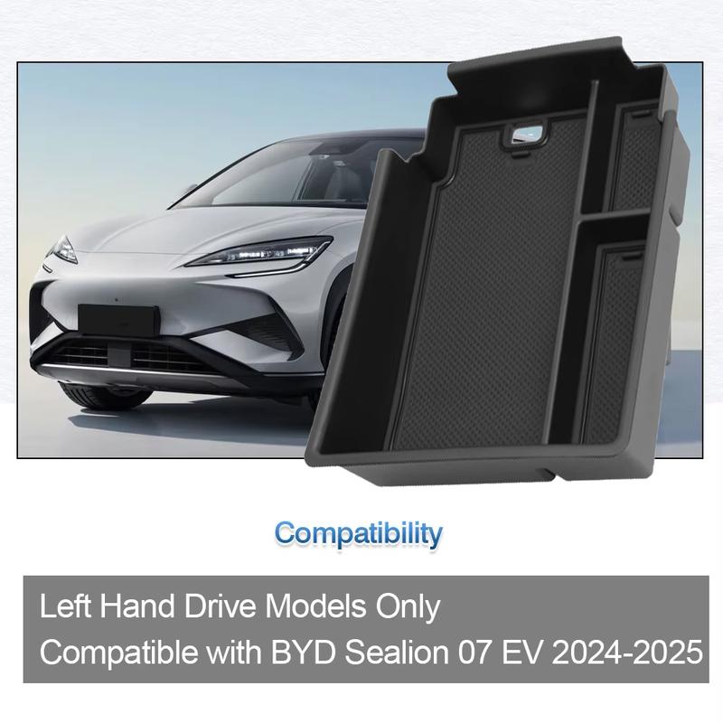 For BYD Sealion 07 EV 2024-2025 Center Console Organizer Tray Center Console Organizer Tray Armrest Storage Box Accessories