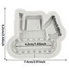 Construction Truck Silicone Mold Bulldozer Crane Excavator Fondant Molds Cake Decorating Tools Theme Cake Dessert Decorated Chocolate Candy Mold