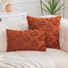 New Embroidered Hair Maple Leaf Pillow Case Home Living Room Sofa Decoration Cushion Cover Ins Bedside Office Pillow