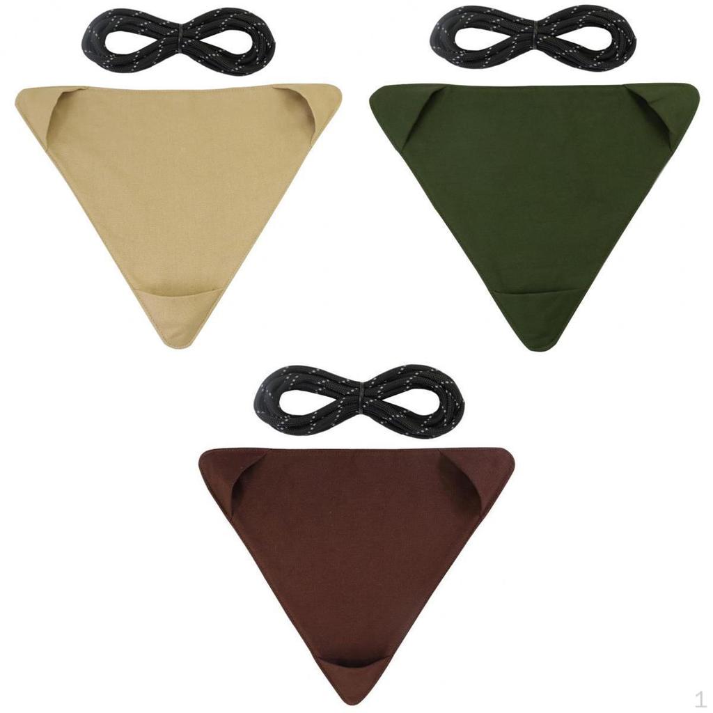 3x Folding Tripod Stool Cloth Lightweight Canvas Waterproof DIY Fishing Equipment