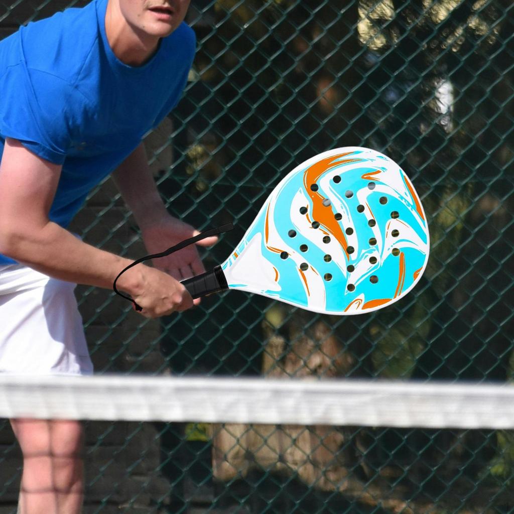 Beach Tennis Padel Racket Carbon Fiber Surface Paddle Racquet with EVA Foam Core for Children