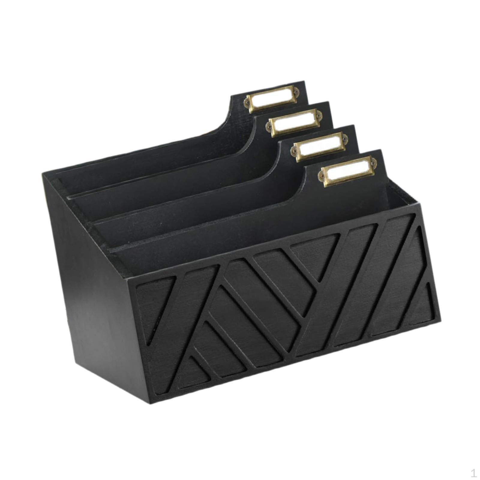 Органайзер для документов сортировщик почты стойка для рабочего стола и прилавка чёрный 2498₽