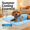 Summer Pet Ice Silk Cooling Mat Heat Relief Pad For Small Medium Big Dogs Cats Durable Washable Sofa Nest Sleeping Cool Blanket Pet Daily Supplies