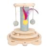 Cat Scratching Post Versatile Sturdy Interactive Cat Training Climbing Tree Scratching Post for Home