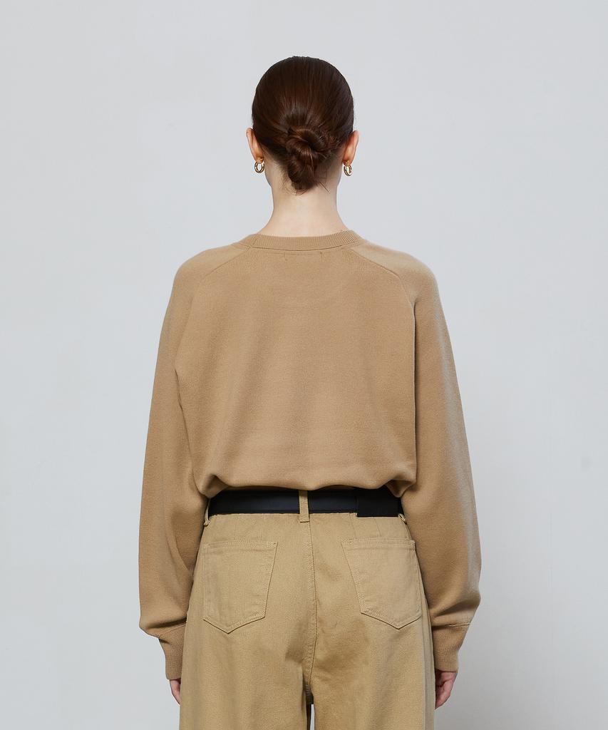 NOTIA Basic Reglan Knit Sweater - Beige