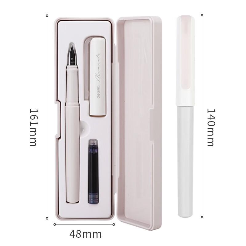 Deli A932 Erasable Fountain Pen, Grey