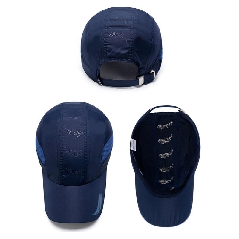 Thin Mesh Hat Breathable Visor Hat Sport Baseball Hat for Women Man Quick Drying Sun Protective Hat Spring Fishing Hat