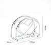 Creative Stainless Steel Iron Napkin Holder Modern Style Stable Paper Dispenser Rack Napkin Organizer Table Decoration