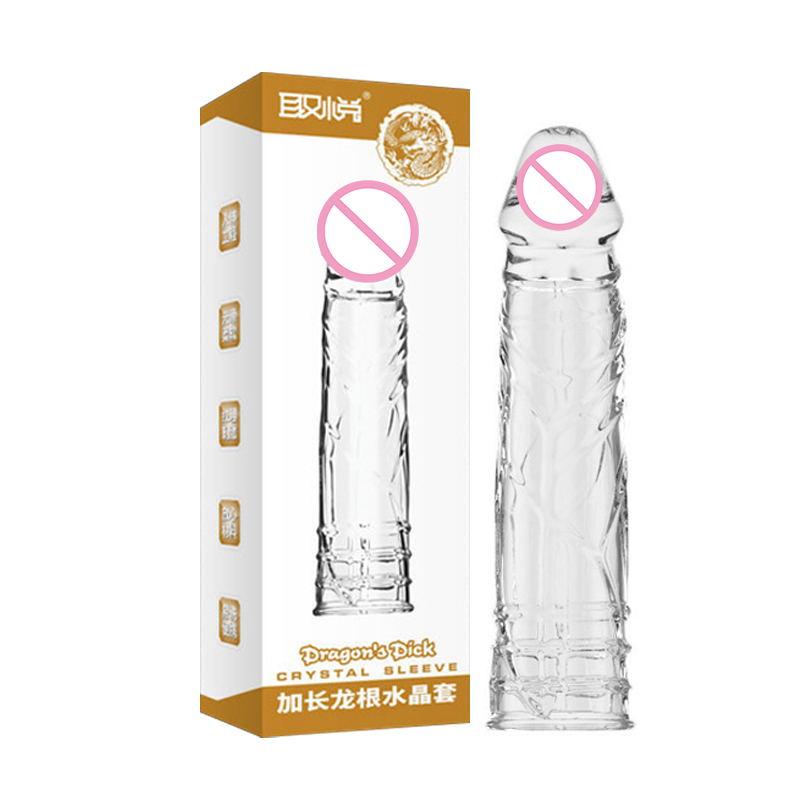 Fish Scales Condoms Penis Extension Sleeves Delay Ejaculation Reusable Spike Condoms Blocking Penis Sleeve