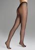 Black Fishnet Tights with a Fine Mesh and a Delicate Charly G003 Pattern