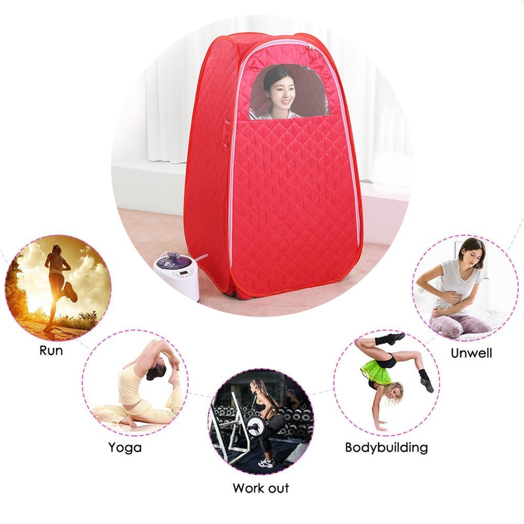 1200W 2.6L Lose Weight Detox Therapy Steam Fold Sauna Generator for Sauna SPA Larger Tent Portable Sauna Steam Bath