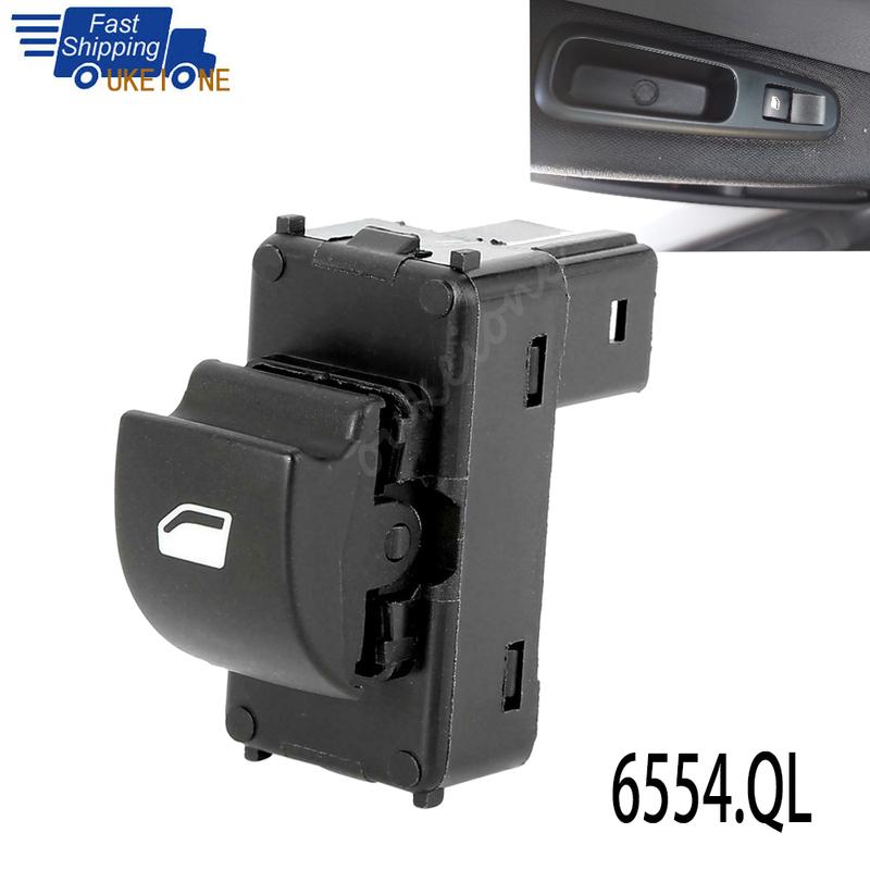 

Left Right Side Electric Power Window Glass Control Lifter Switch Button for For Citroen C4 Peugeot 207 Car Accessories 6554.QL