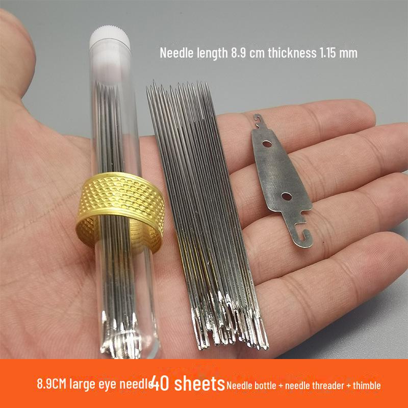Handnaalden met groot oog voor gemakkelijk inrijgen
