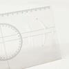 1 piece Dental Guide Plate Orthodontic Tracing Plate X-ray Protractor Measuring Ruler