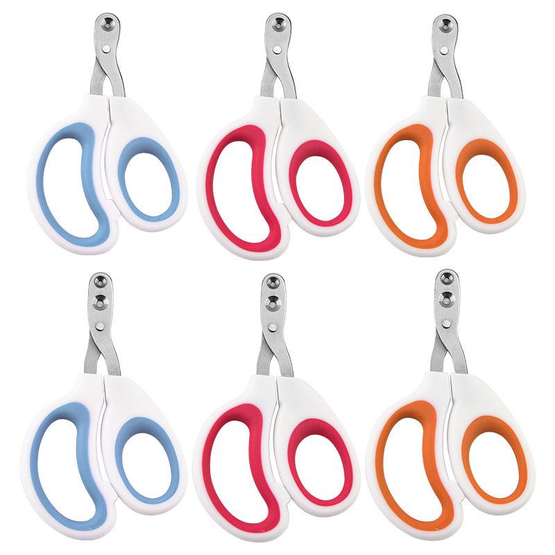 

Pet Nail Clippers for Cats & Dogs - Small, Blind, and Double Hole Cutter for Easy Nail Trimming Double Hole - Blue