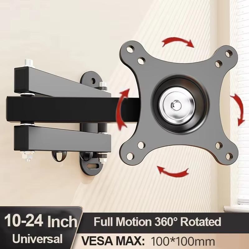 Universal Adjustable TV Wall Mount Bracket for 14-32 Inch LCD LED Monitor Flat Panel Rotated Holder