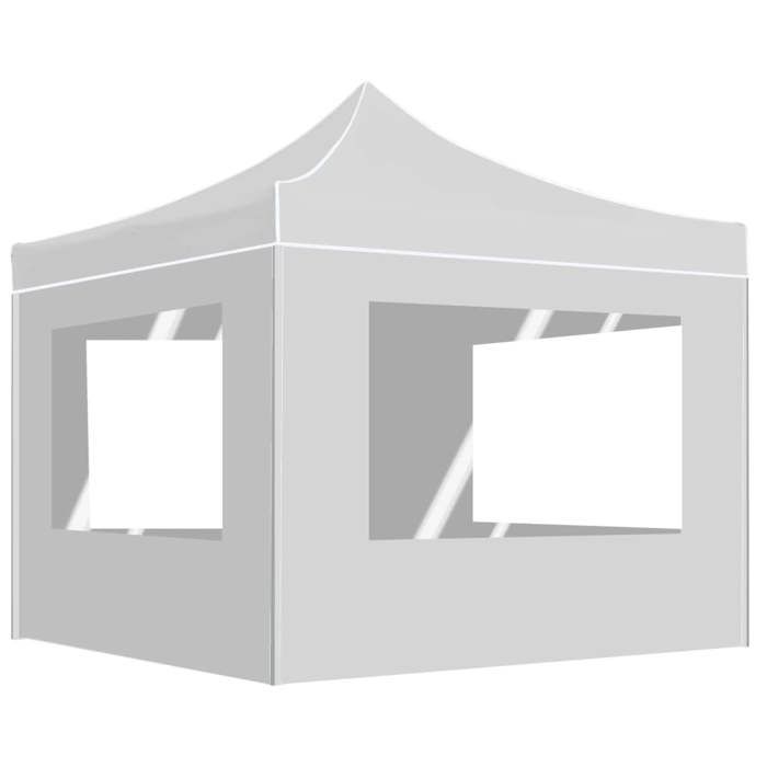 VidaXL Tente de Réception Pliable avec Parois Tonnelle de Jardin Tonnelle de Patio Pavillon de Terrasse Tente d'Extérieur 48934