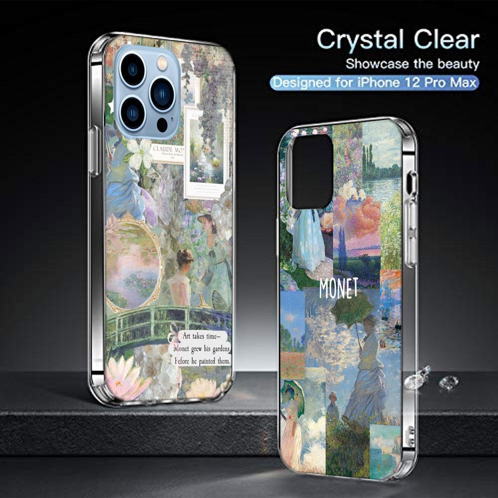 Claude Monet Art Cases Phone Case For Iphone 17E 16E 17 Air 16 Pro Max 15 Pro 14 Plus 11 13 12 Mini Cover Cases Compatible with