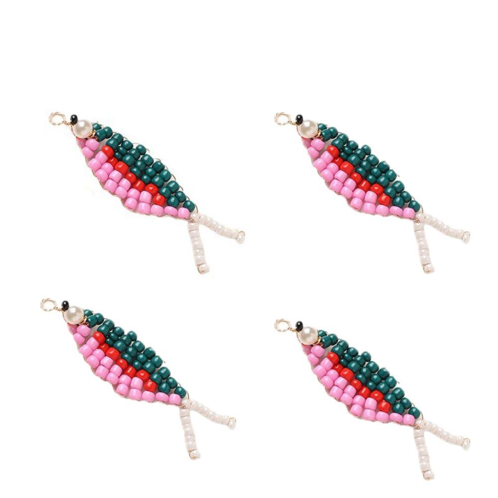 

4pcs/set 3D Fish Shaped Earring Accessories Cute Jewelry Making Material Necklace Accessories Style3