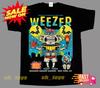 Unisex-Shirt Baumwolle Oversize Große Größe Weezer Poster Tour 2024    Für Fans