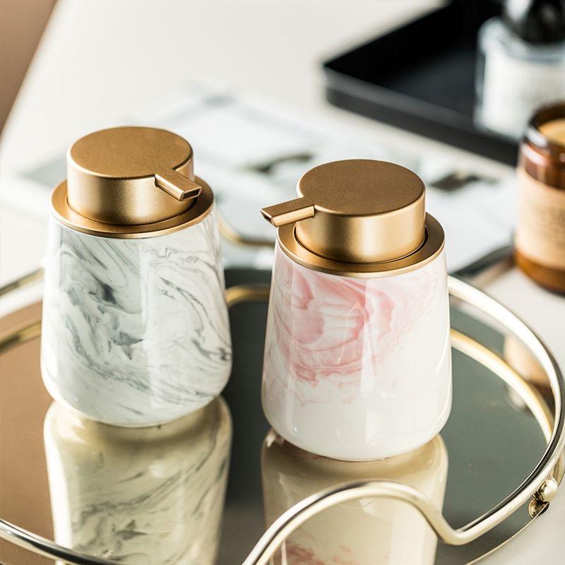 

Керамический дозатор мыла для ванной комнаты Съемный насос Бутылка шампуня Современный дозатор мыла для рук Бутылка-дозатор жидкого мыла Кухня