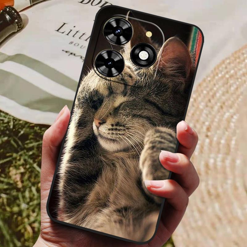 For Infinix Hot 40 Case Hot40 Pro Luxury Phone Silicon Back Cover For Infinix Hot 40 Pro / Hot 40i Cases Protective Shell Capas