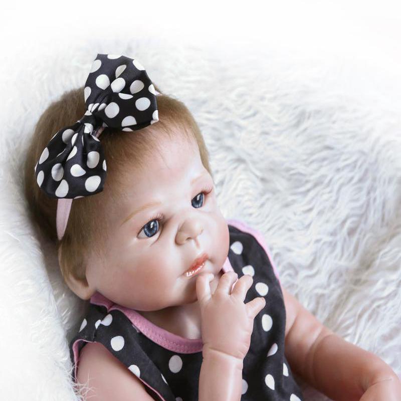 57CM Reborn Baby Already Painted Finished Bebe Doll Same As Picture Lifelike Soft Touch 3D Skin Visible Veins Art Doll