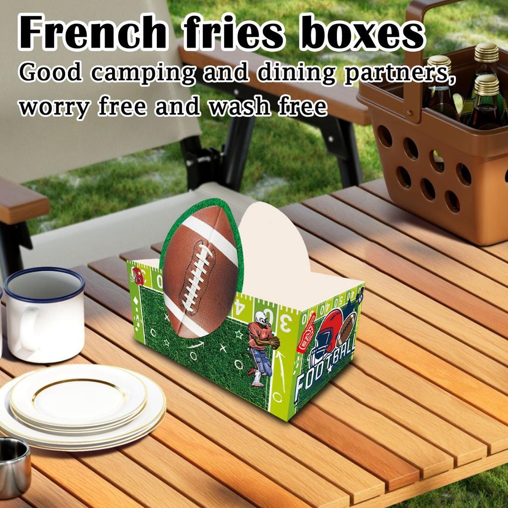 Snack-Box Thema Einweg-Design Karte Öl-Tankwagen-Box Offene Box Picknick Hähnchen Pommes To